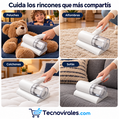 Aspiradora antiácaros UV portátil