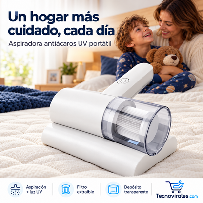 Aspiradora antiácaros UV portátil