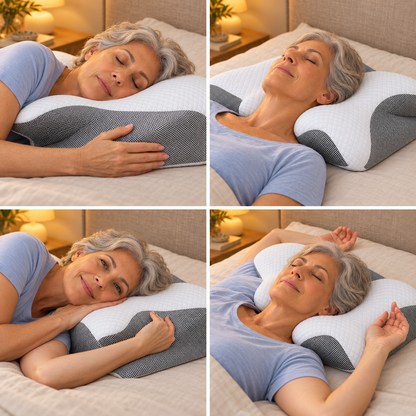 Almohada cervical ergonómica viscoelástica