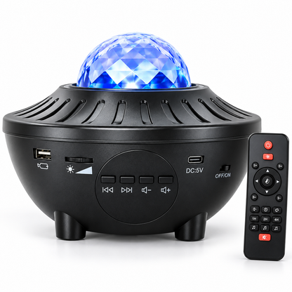 Galaxy Pro — Proyector de estrellas con altavoz Bluetooth