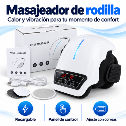 Masajeador de rodilla con calor y vibración